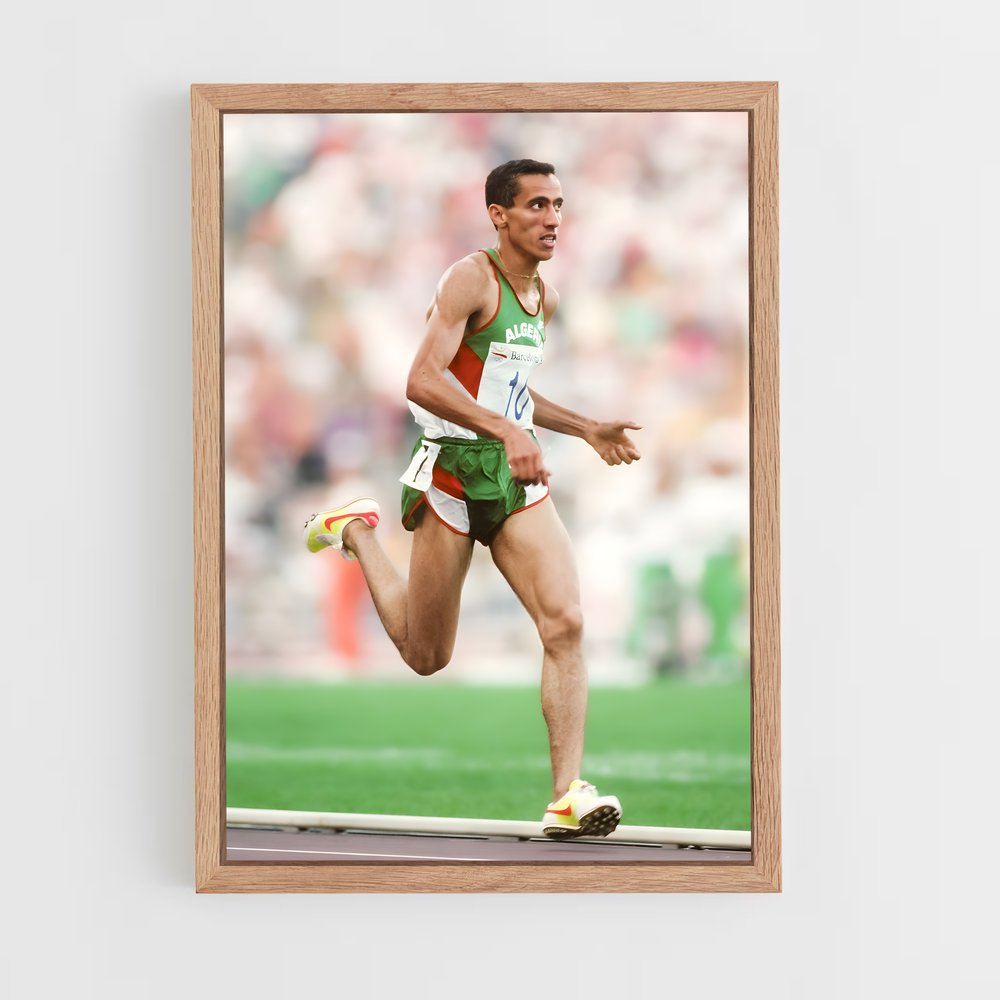 Poster L'Élan de Noureddine – affiche Athlétisme (vue 4)